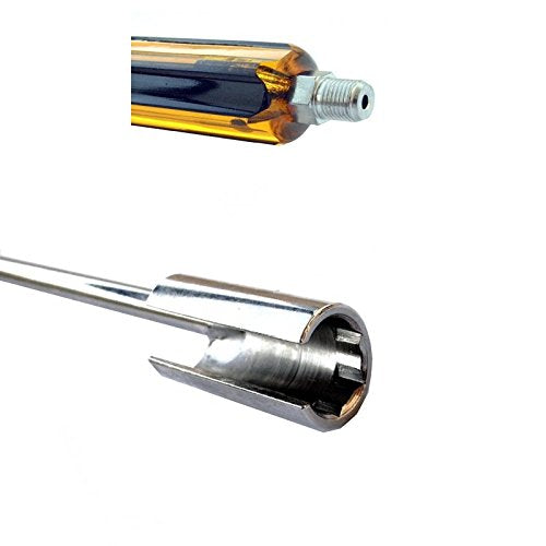 Cabelcon HT-2206F F-Stecker Montageschlüssel lang inkl. Montagehilfe Gelb
