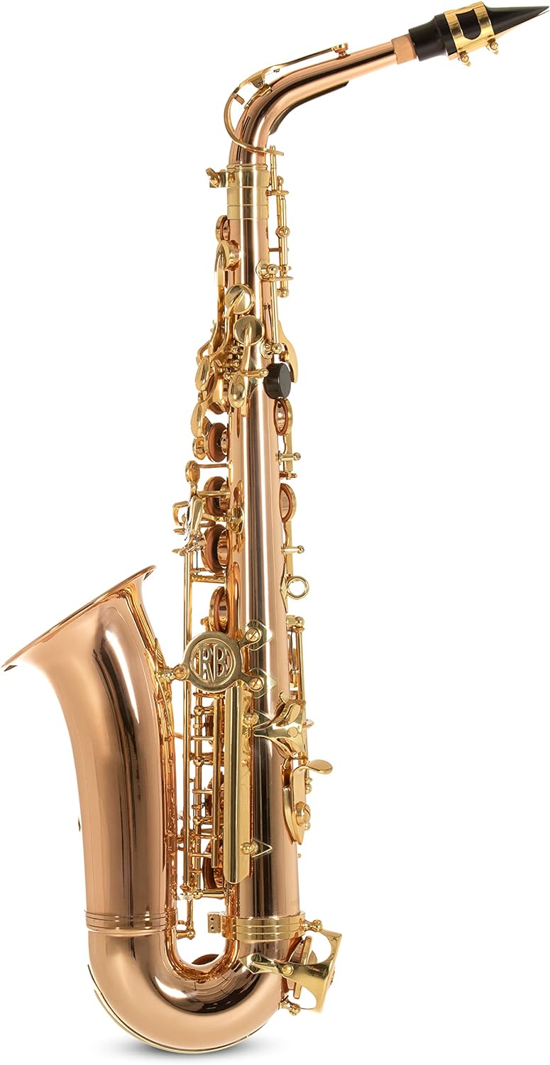 Roy Benson Eb-Alt Saxophon MOD:AS-202G Bronze Korpus lack., inkl. leichtem Rechtecketui, AS-202G