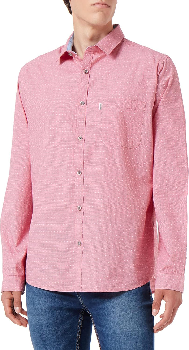 Stockerpoint Herren Astor Hemd XL Rot, XL Rot