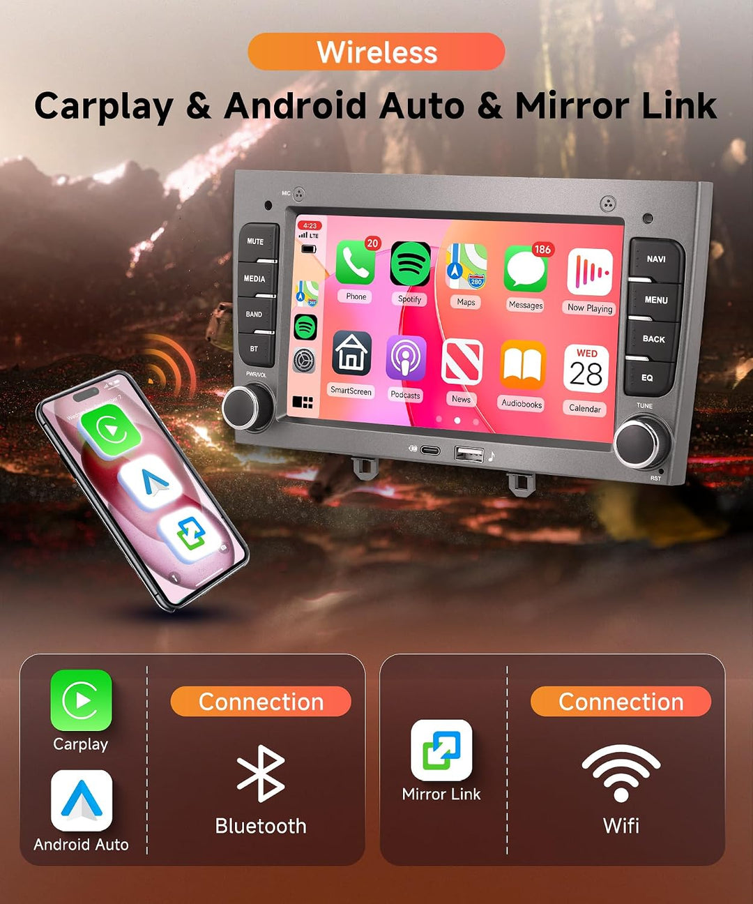 Rimoody 4G+64G Android Autoradio für Opel Astra Antara Vectra Corsa Zafira Meriva Vivara Vivaro Wire