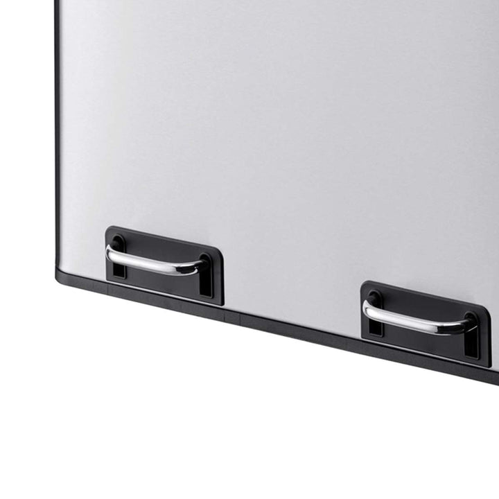 SVITA TM2X24 Treteimer 48 Liter Abfalleimer Mülleimer Design Mülltrennung Papierkorb Küchen-Ordnung