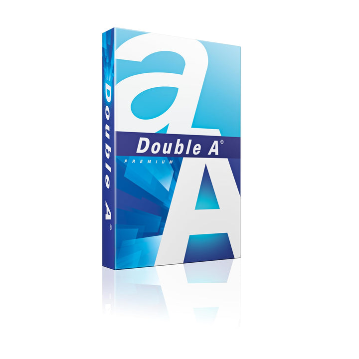 Double A 10330057933 Papier, 250 Blatt, DIN A4, 80 g/qm, 2500 Karton, weiss Single, Single