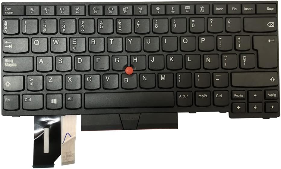 Gintai Spanisch Tastatur Hintergrundbeleuchtung für Lenovo Thinkpad L380 L390 E480 L480 T480S E485 E