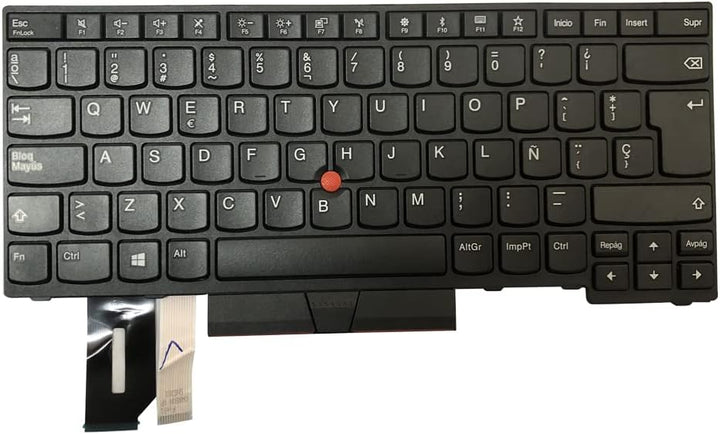 Gintai Spanisch Tastatur Hintergrundbeleuchtung für Lenovo Thinkpad L380 L390 E480 L480 T480S E485 E