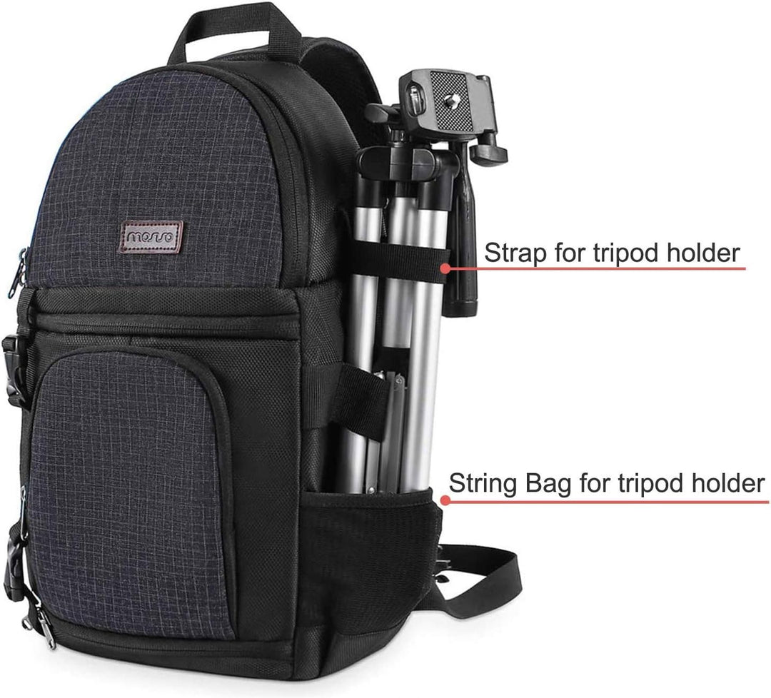 MOSISO Kameratasche Brust, DSLR/SLR/Spiegellose Kamera Rucksack Tasche Stossfester Fotografie Rucksa