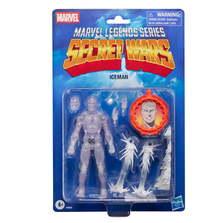 Marvel Legends Series Secret Wars Ice Man, X-Men Retro Marvel Comics Action-Figur zum Sammeln, 15 cm
