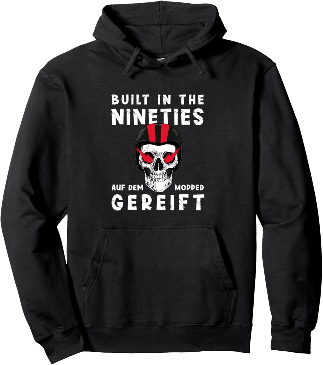 Motorradfahrer Geburtstag I Biker Born in 90er Pullover Hoodie