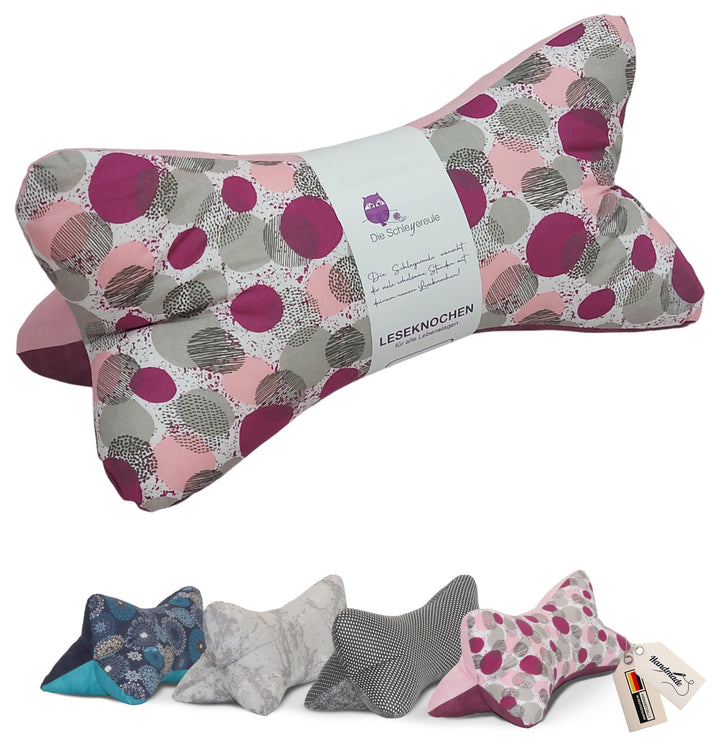 Leseknochen Nackenkissen Feuerwerk bequem und waschbar! Handgestopft und genäht in Deutschland - Nut