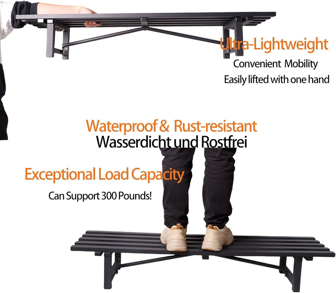 Pflanzenständer Blumenständer Draussen& Innen Aluminium, Blumenbank Pflanzen Blumenregal für Garten,