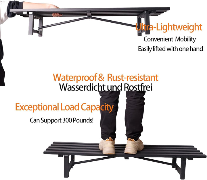 Pflanzenständer Blumenständer Draussen& Innen Aluminium, Blumenbank Pflanzen Blumenregal für Garten,