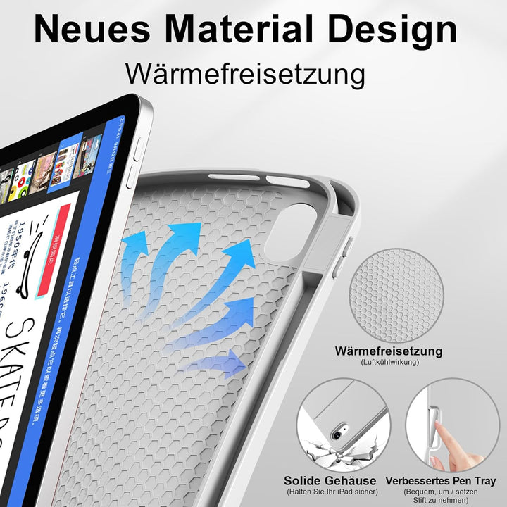 Tastatur Hülle für iPad Air 11 Zoll M3/M2 (2025/2024), iPad Air 5./4. Generation 2022/2020 10,9 Zoll