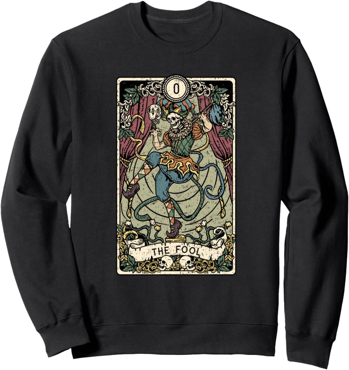 The Fool Tarot Card I Goth Witchcraft I Astrology Sweatshirt