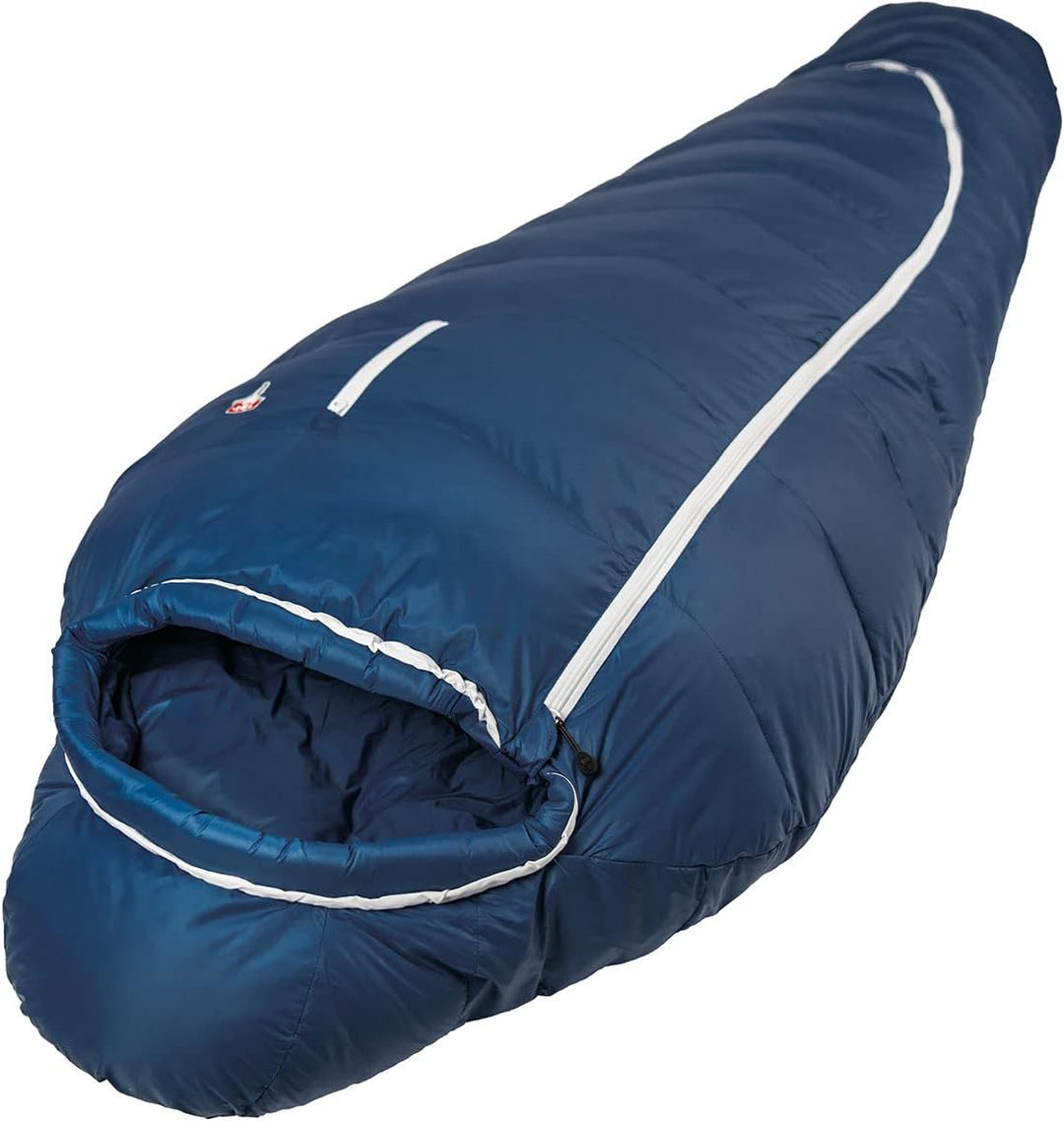 Grüezi bag mitwachsender Kinderschlafsack Kids Grow Monster, 140 bis 180 x 65, Reissverschluss Seite