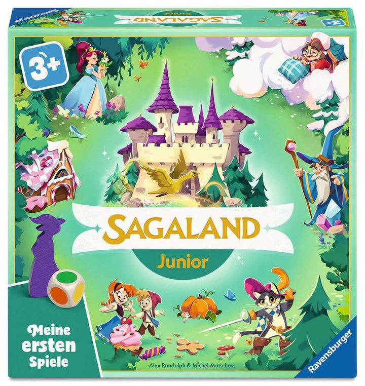 Ravensburger 12010007 Sagaland Junior - Meine ersten Spiele: Kinderspiel, Spiele 3 ab 3 Jahren, für