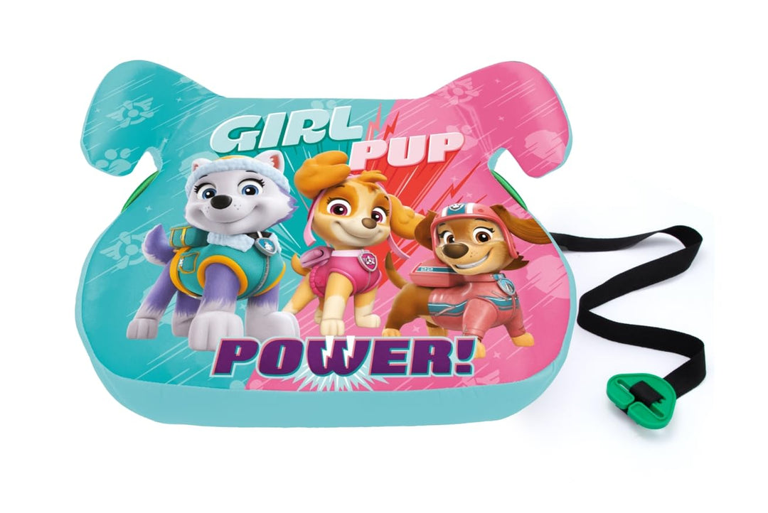 Kinder Auto-Sitzerhöhung: "Paw Patrol Girls", Girl Pup Power, EC Norm 129 bunt