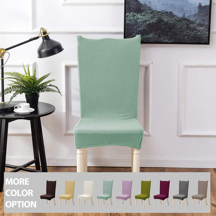 VanderHOME Jacquard Stuhlhussen Stretch Esszimmerstuhlhussen Dicker Stuhl Sitzschutz Polyester Schon