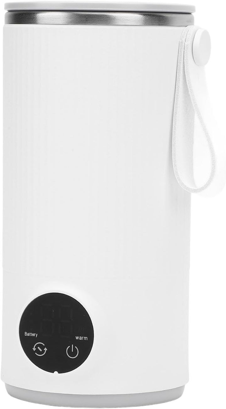 Akku-Wasserkocher, Reise-Wasserkocher, Kabellos, 6000 MAh, Wiederaufladbar, 400 Ml, 55 °C, Edelstahl
