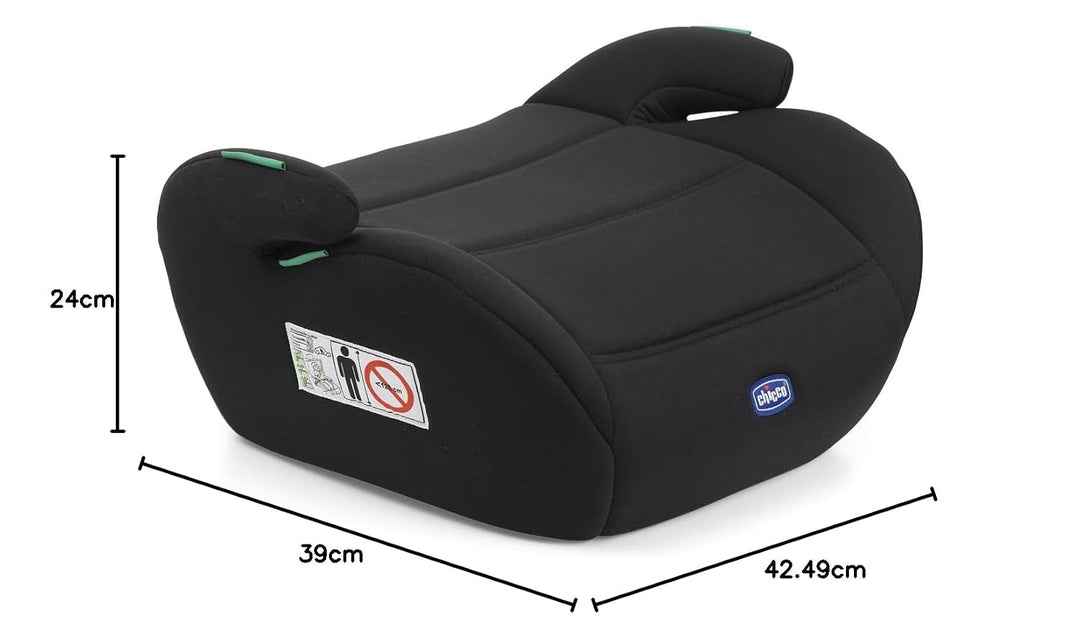 Chicco Quasar i-Size, Kinderautositz 7-12 Jahre (126-150 cm), Gewicht 23-36 kg, Gruppe 3, einfache M