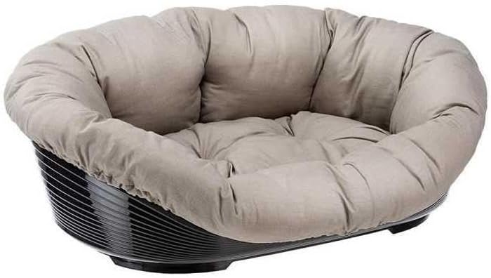 Ferplast Hundebett Hundesofa Katzenbett Hundematte SOFA' 6 Kunststoffkorb mit Waschbarem Gepolsterte