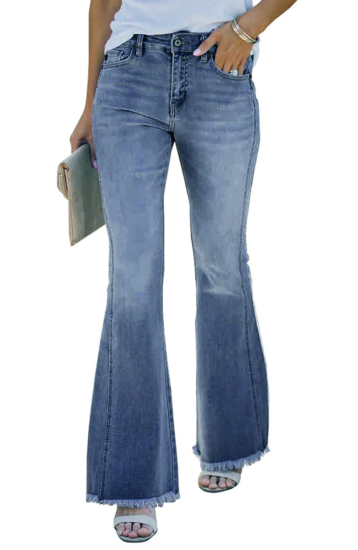 Necooer Skinny Jeans Für Damen Boyfriend-Jeans Mit Hoher Taille Und Lockerer Passform S C-blau, S C-