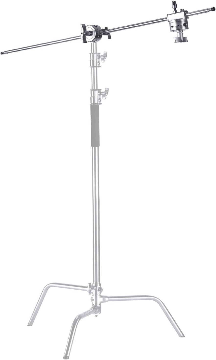 Neewer Verlängerungsgriff Arm Auslegerarm mit 2 Stücke Griffköpfen - 127 Zentimeter Aluminiumlegieru