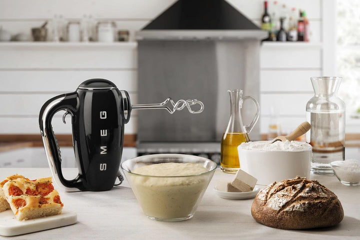 SMEG hmf01bleu Mixer, Kunststoff, Schwarz, Schwarz