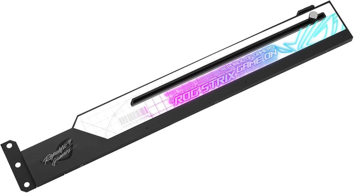 ASUS ROG Strix ARGB Grafikkarten Halterung (GPU Halter, AURA Sync ARGB Beleuchtung, anpassbare Gröss