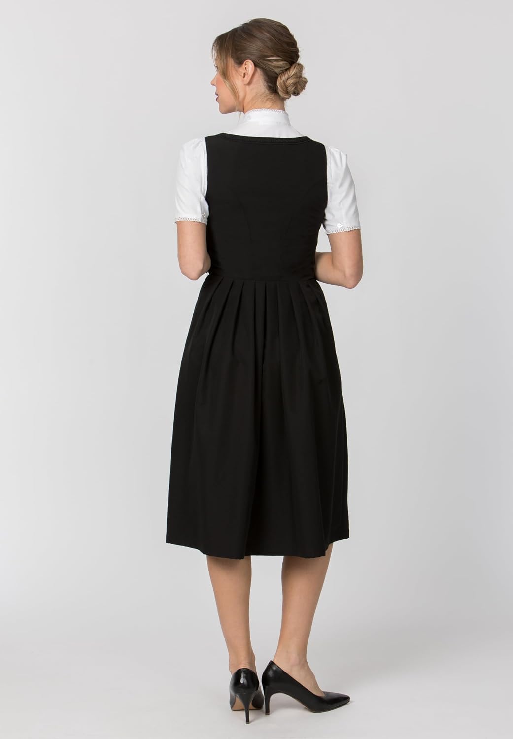 Stockerpoint Damen Dirndl Zita Kleid für besondere Anlässe schwarz, 54 36 Schwarz, 36 Schwarz