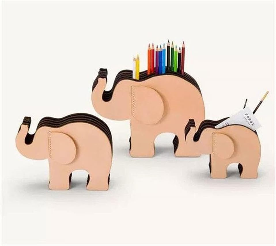Graf von Faber Castell Elefant S GvFC Naturleder m. 12 Polychr.