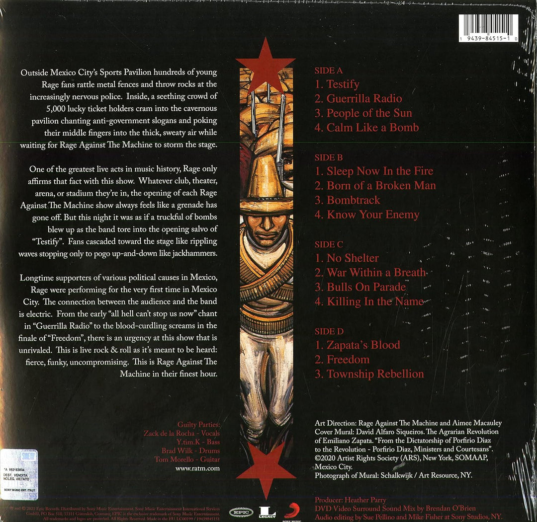 LP-RAGE AGAINST THE MACHINE-BATTLE OF -RSD2021-, Vinyl