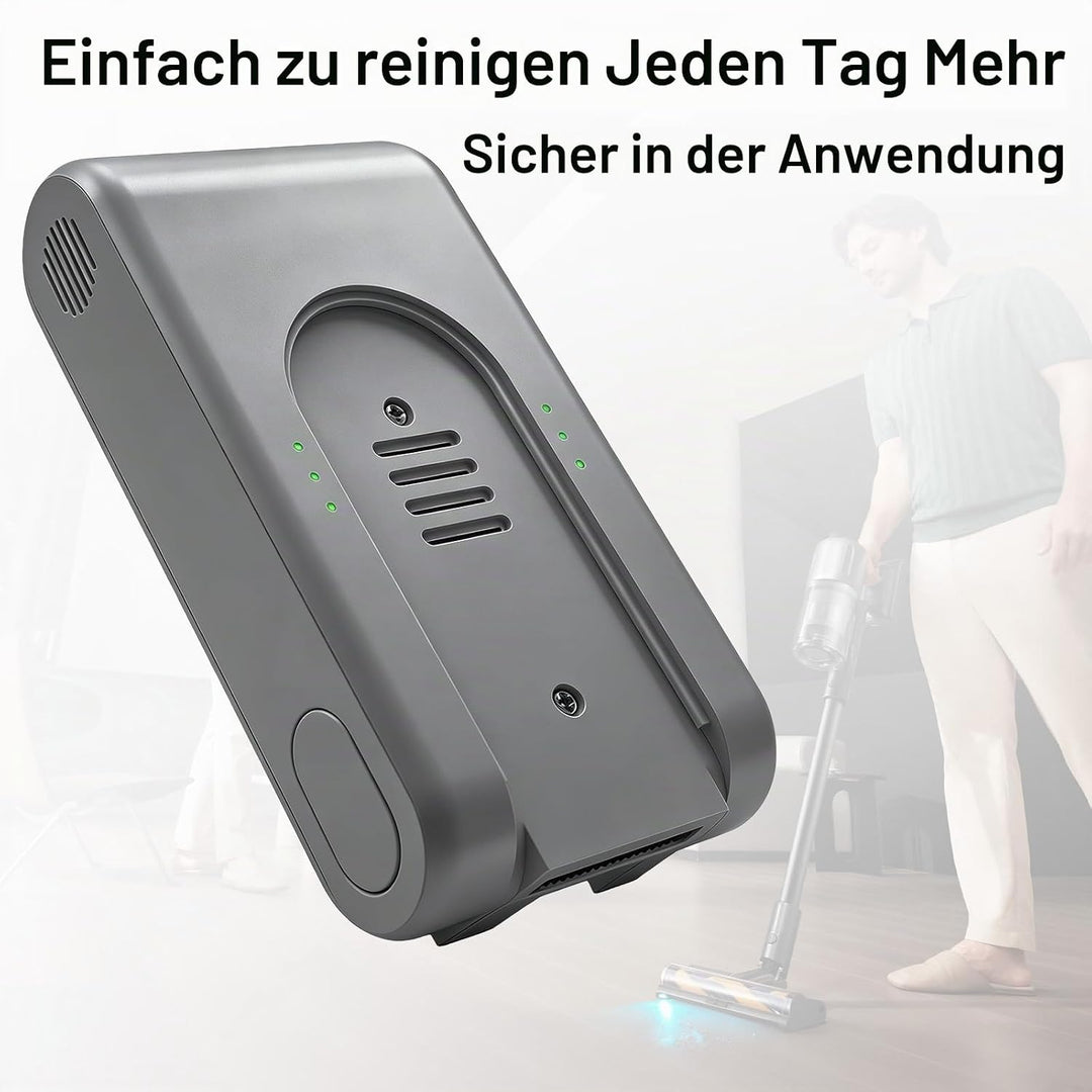 3000mAh 25,2 V Ersatzakku für Xiaomi G9, G10, G9 Plus, G10 Plus Staubsauger, akku für Dreame T20, T2
