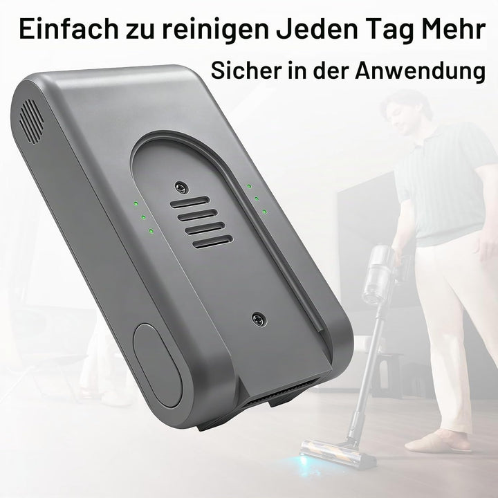 3000mAh 25,2 V Ersatzakku für Xiaomi G9, G10, G9 Plus, G10 Plus Staubsauger, akku für Dreame T20, T2