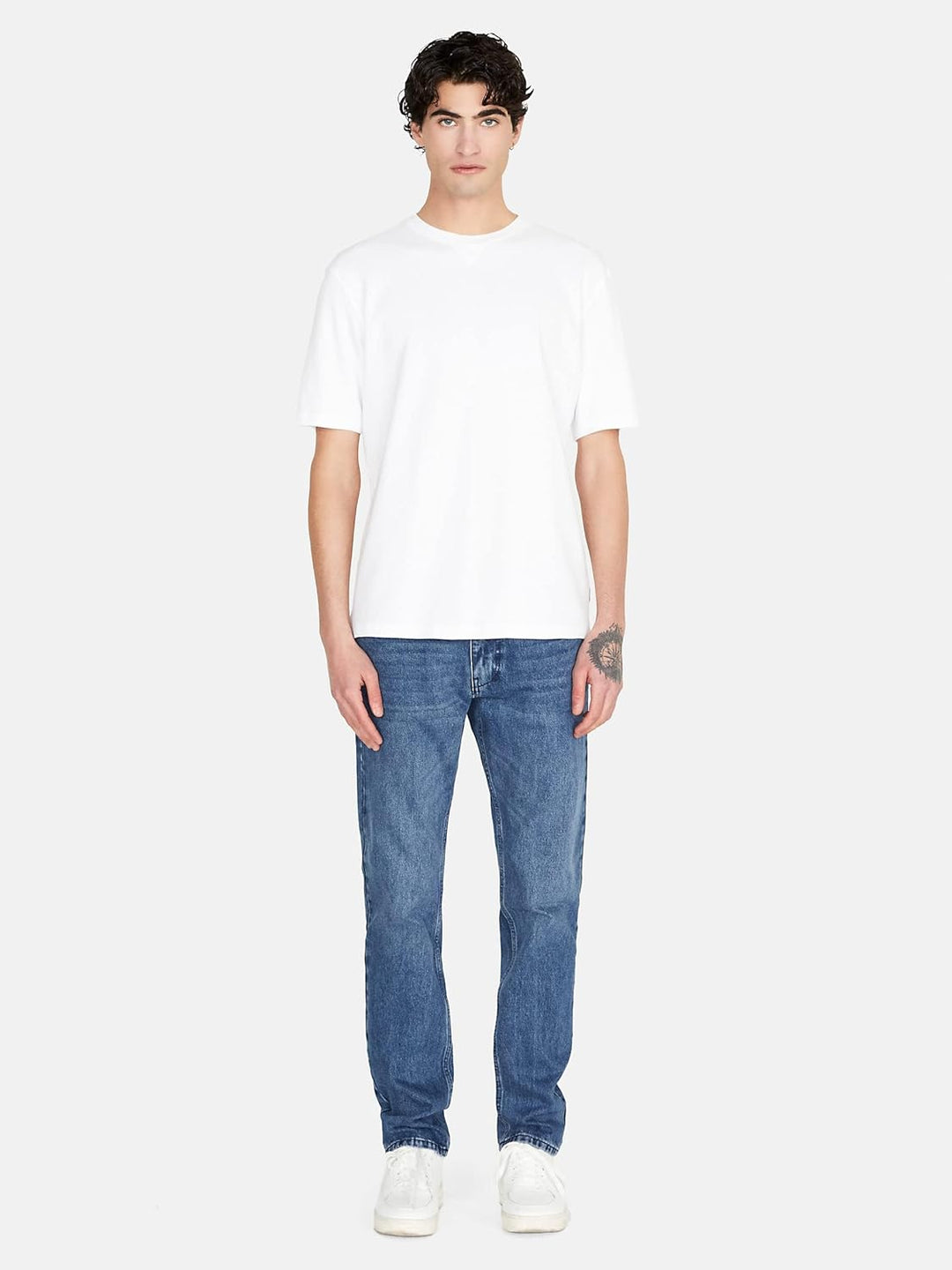 Sisley Men's Trousers 4T8KSE015 Jeans, Blue Denim 902, 34