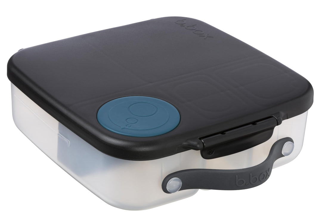 b.box Brotdose | Grosse Bento-Box mit 4 Fächern (2 auslaufsicher), herausnehmbarer Trenner, Gel-Kühl