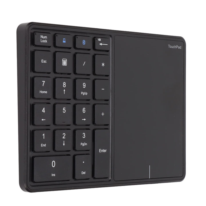 Kabelloser Ziffernblock, 2 in 1 22 Tasten 2,4 G Touchpad Bluetooth 4.2 Nummernblock, Typ C Aufladung