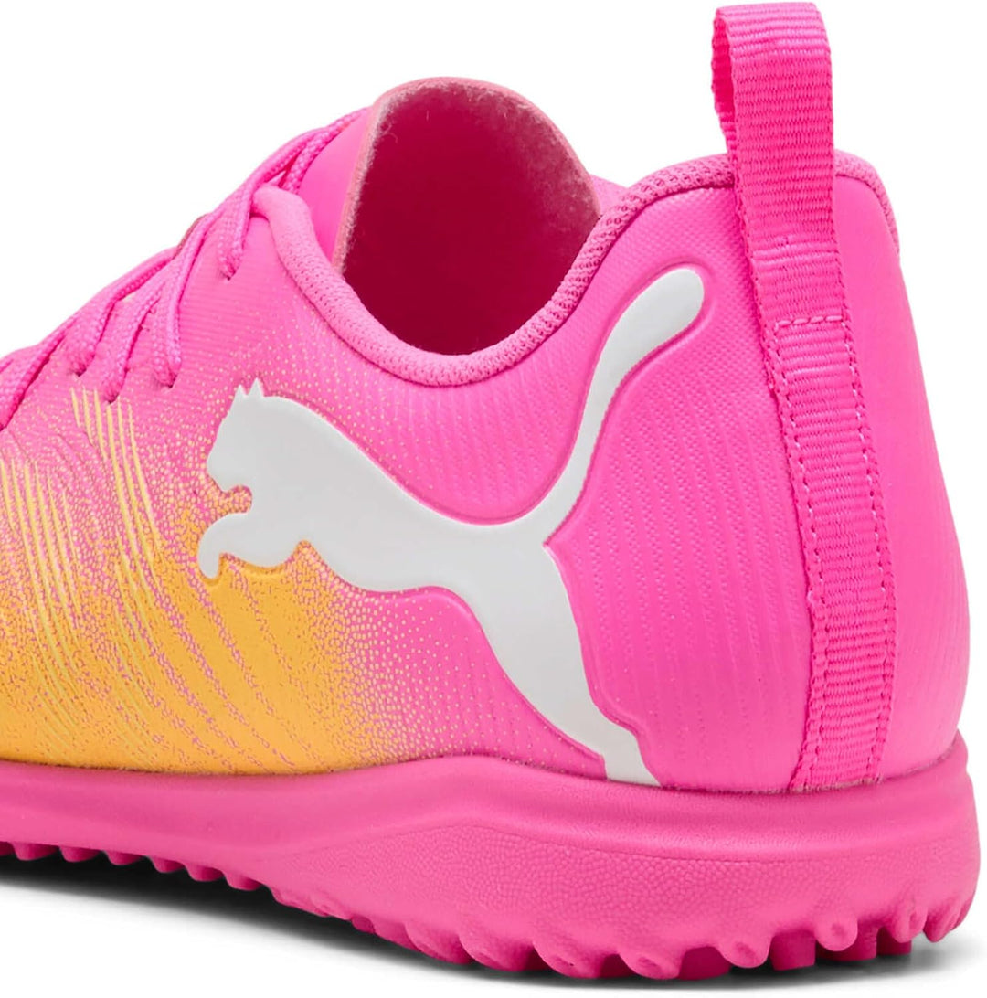 PUMA Unisex Kinder Future 9 Play Tt JrFussballschuh 38.5 EU 005 Poison Pink Sun Stream Bright Aqua P