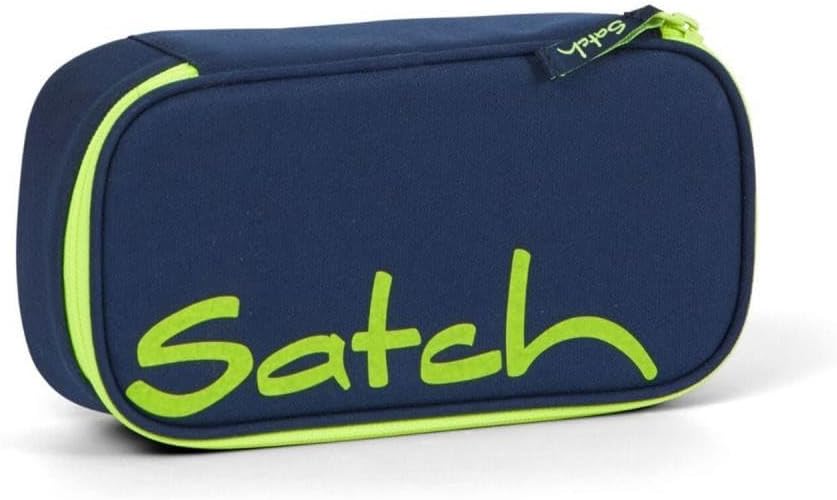 Satch Pack Schulrucksack Set 3tlg. inkl. Schlamperbox und Sportbeutel (Toxic Yellow), Toxic Yellow