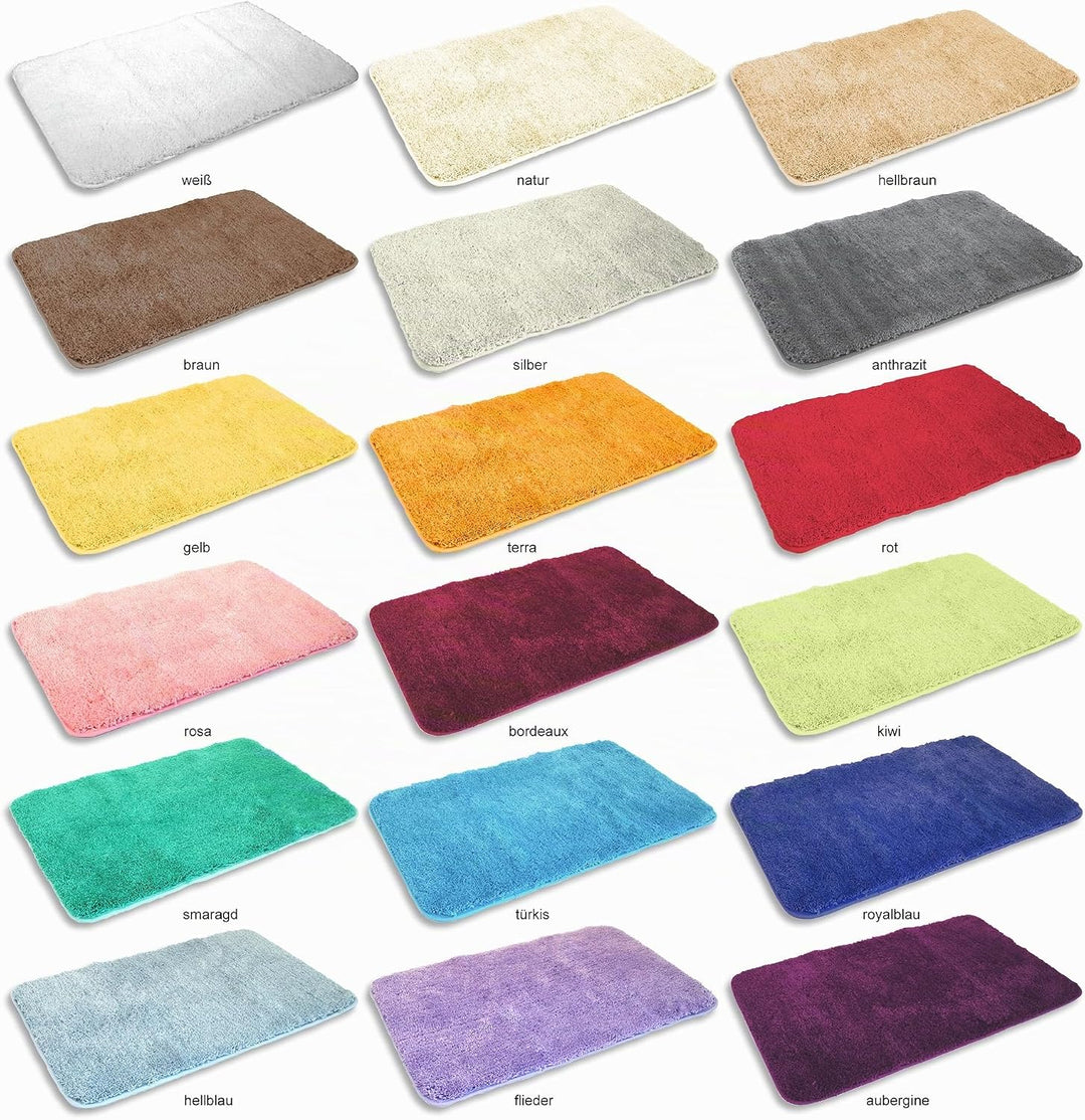 Kinzler J-10008/06 gelb Badematte, Mikrofaser, 80x150 cm 80 x 150 cm Gelb, 80 x 150 cm Gelb