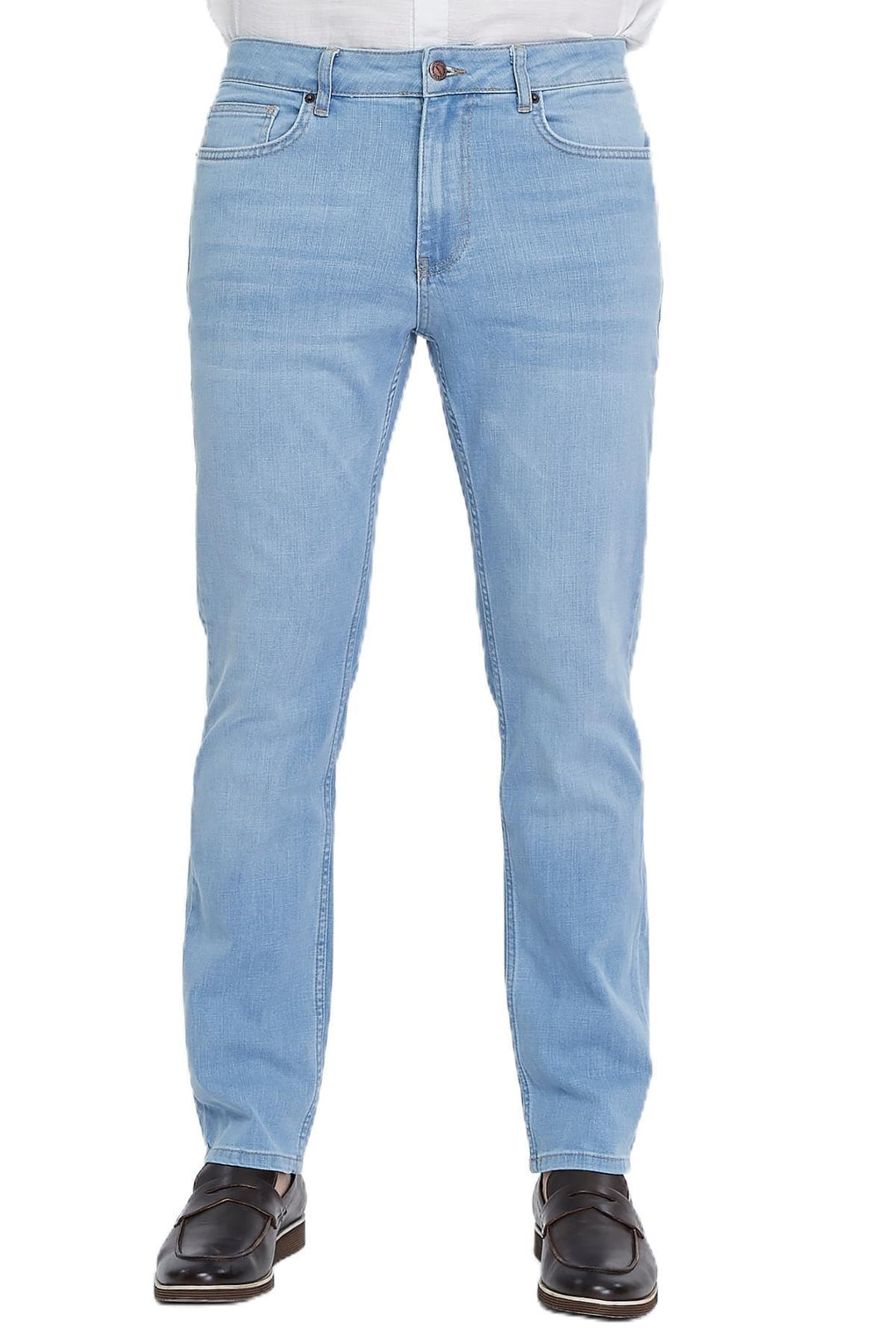 Herren Jeans Regular Fit, Stretch Jeanshose, Herren High Waist, Straight Cut, Basic Washed, Männer H