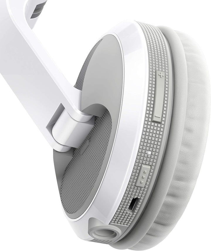 Pioneer DJ HDJ-X5BT-W Bluetooth-Kopfhörer, Weiss Weiss Bluetooth Single, Weiss Bluetooth Single