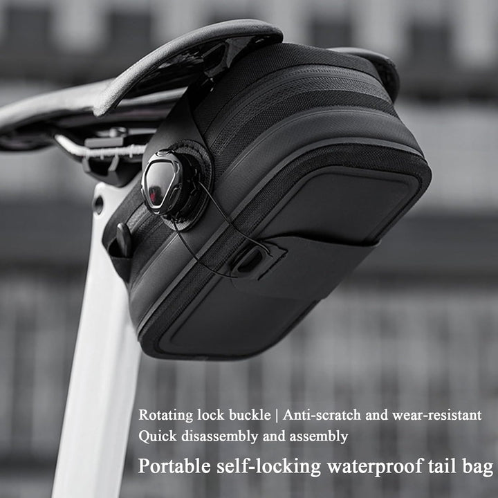 Fahrradsatteltasche, wasserdicht, tragbar, mit Schnalle, Fahrradsatteltasche, für Herren und Damen,