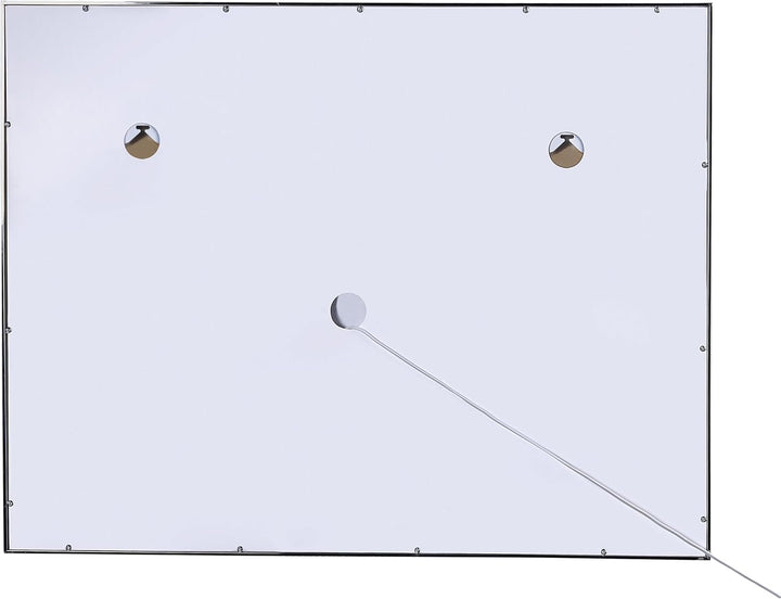 Moderner LED-Lichtspiegel silber für Ihr traumhaftes Bad 90x70cm Argens