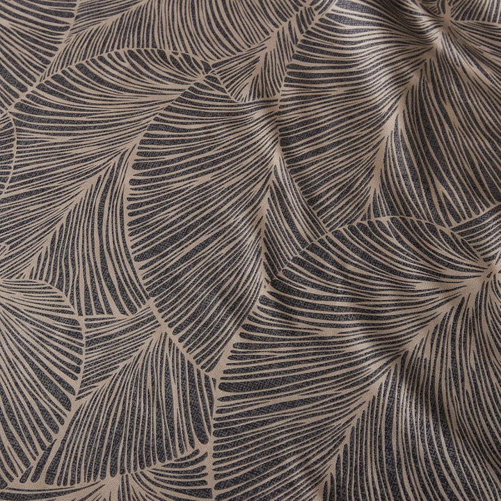 Jemiipee Blumen Bettwäsche-Set mit Tropische Palmblätter Muster, 1 x Bettbezug 220x240 cm mit 2 x Ki