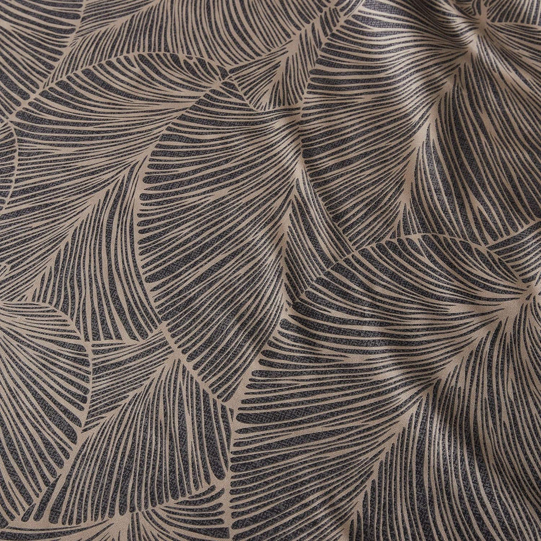 Jemiipee Bettwäsche-Set mit Blattmuster, 1 x Bettbezug 220x240 cm mit 2 x Kissenbezüge 65x65 cm und