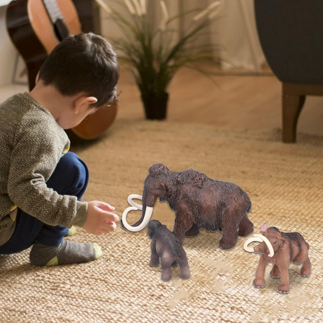Tnfeeon Mammut Spielzeug Modell, simulierte Tiere Figur Geschenk handbemalt für Dekoration für Tiers