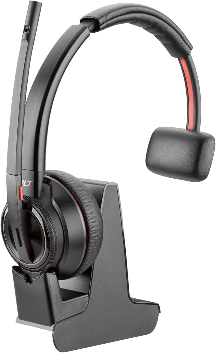 Plantronics DECT Headset Savi W8210-M USB monaural Mono Mono USB-A, Bluetooth, RJ9 PC, Mobile, Deskp
