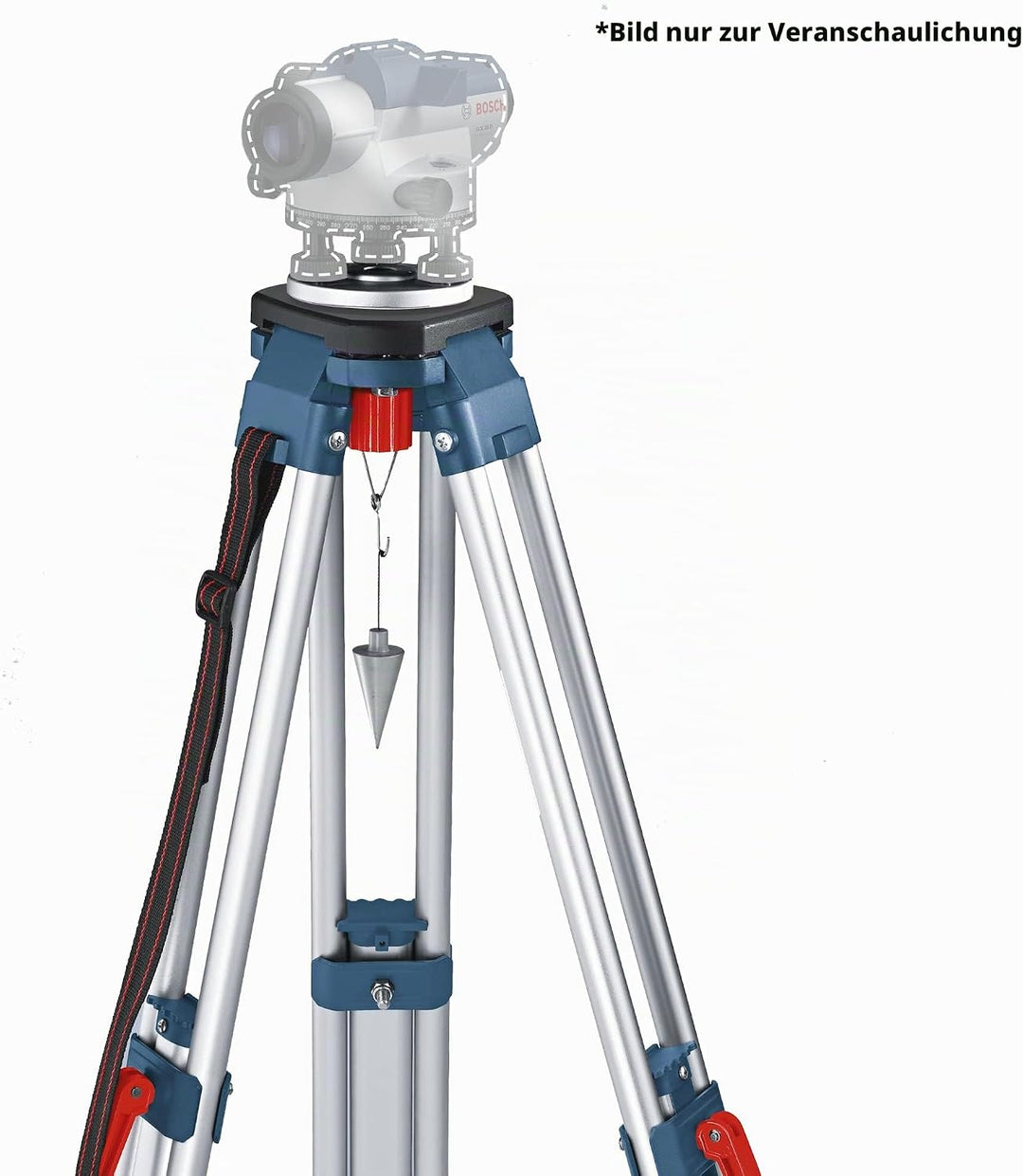Bosch Professional Baustativ für Laser und Nivelliergeräte BT 160 (Höhe: 97–160 cm, Gewinde: 5/8 Zol