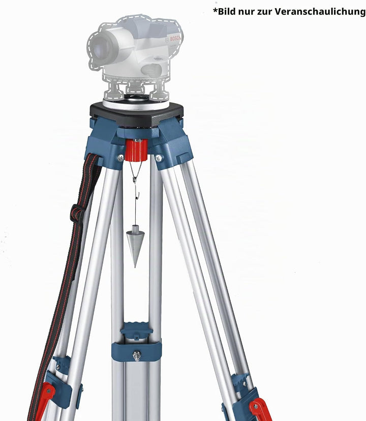 Bosch Professional Baustativ für Laser und Nivelliergeräte BT 160 (Höhe: 97–160 cm, Gewinde: 5/8 Zol