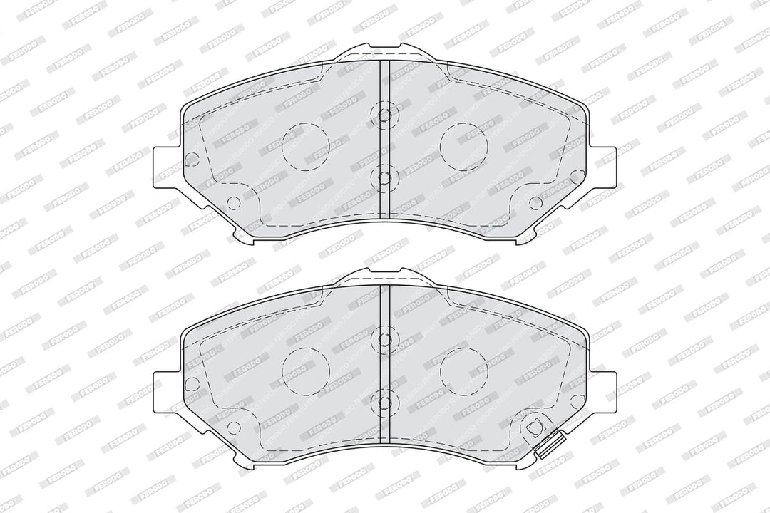Ferodo FDB4074 PREMIER Bremsbelagsatz, Scheibenbremse - (4-teilig) - (4 Stück)