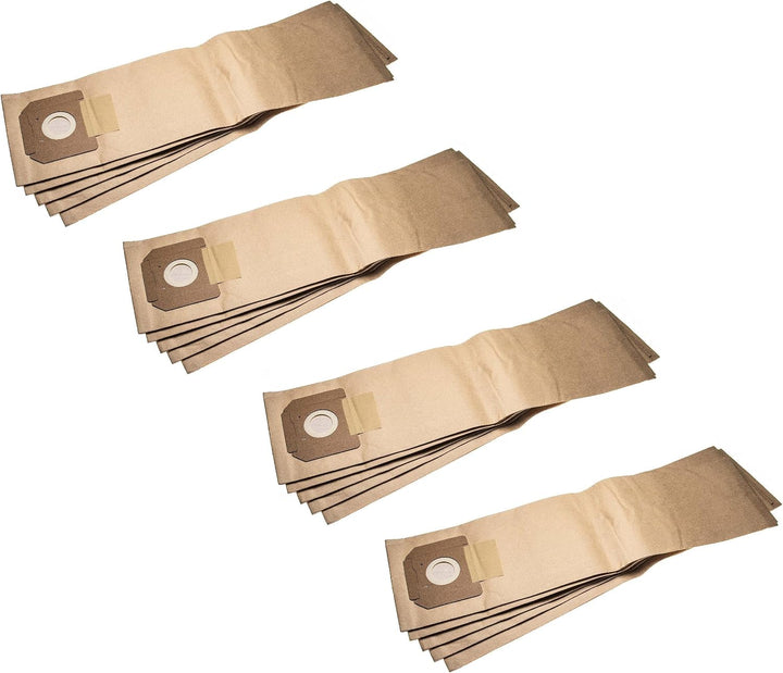 vhbw 20 Staubbeutel kompatibel mit Kärcher NT 611 Eco TEA Staubsauger | 39cm x 20cm braun